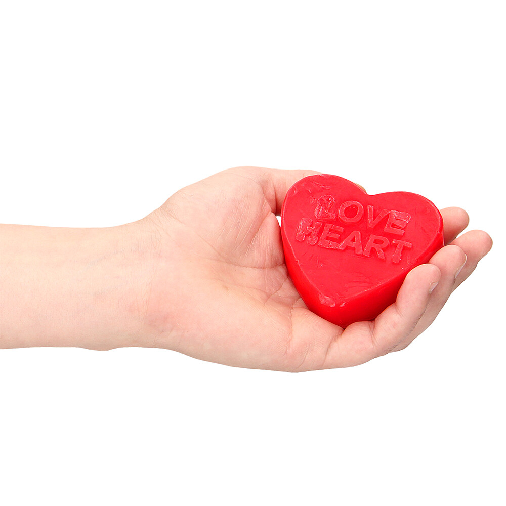 Love Heart Rose Scented Soap Bar - Image 2